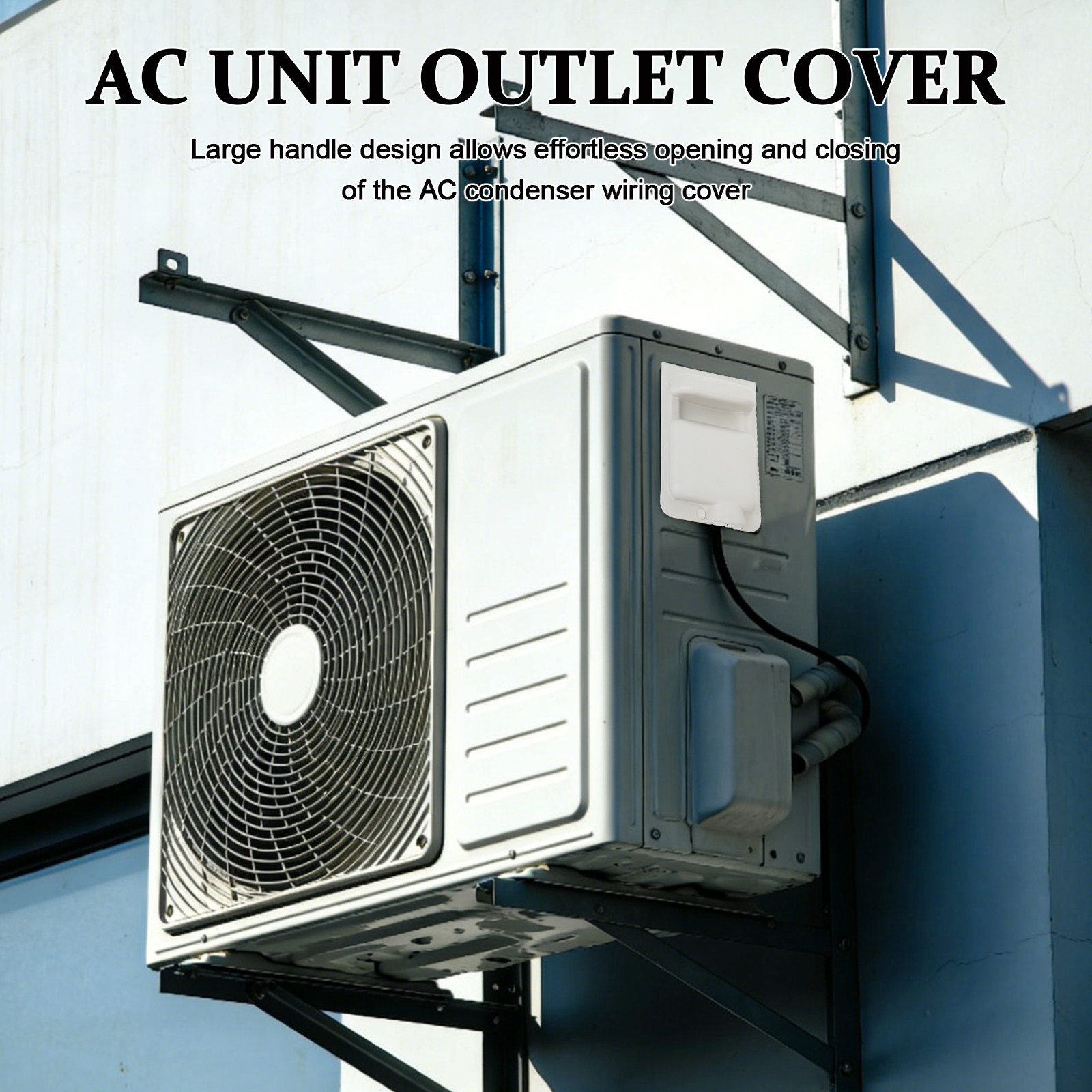AC室外機配線カバー ユニバーサル耐候性プラスチックボックス - Outdoor Power Line Cover のレビューと価格