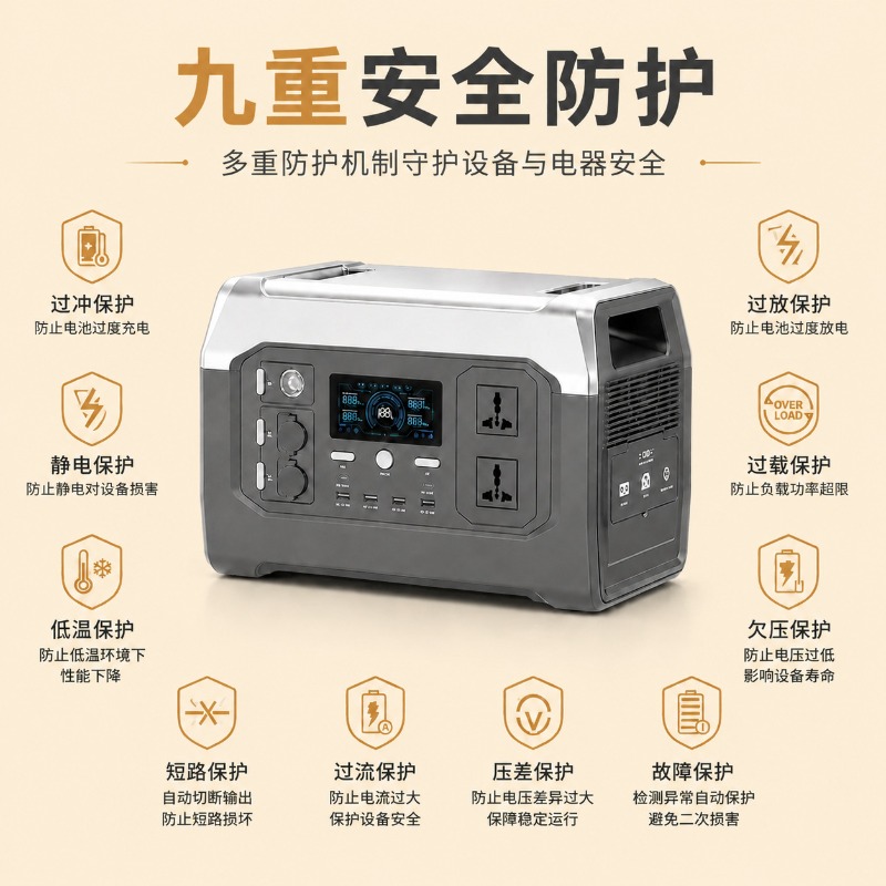 1800Wポータブル電源、無停電エネルギー供給、屋外用モバイ - Outdoor Uninterruptible Power Supply のレビューと価格