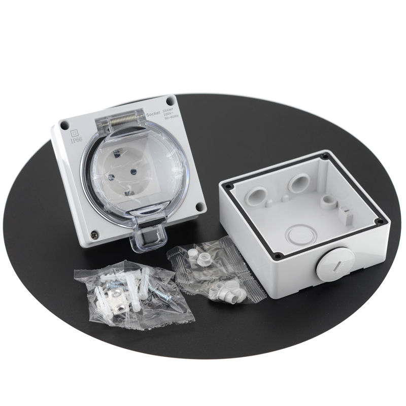防水電気壁コンセント,二重電源スイッチ,フレンチプラグ,屋外 - Outdoor Power Inlet Box のレビューと価格