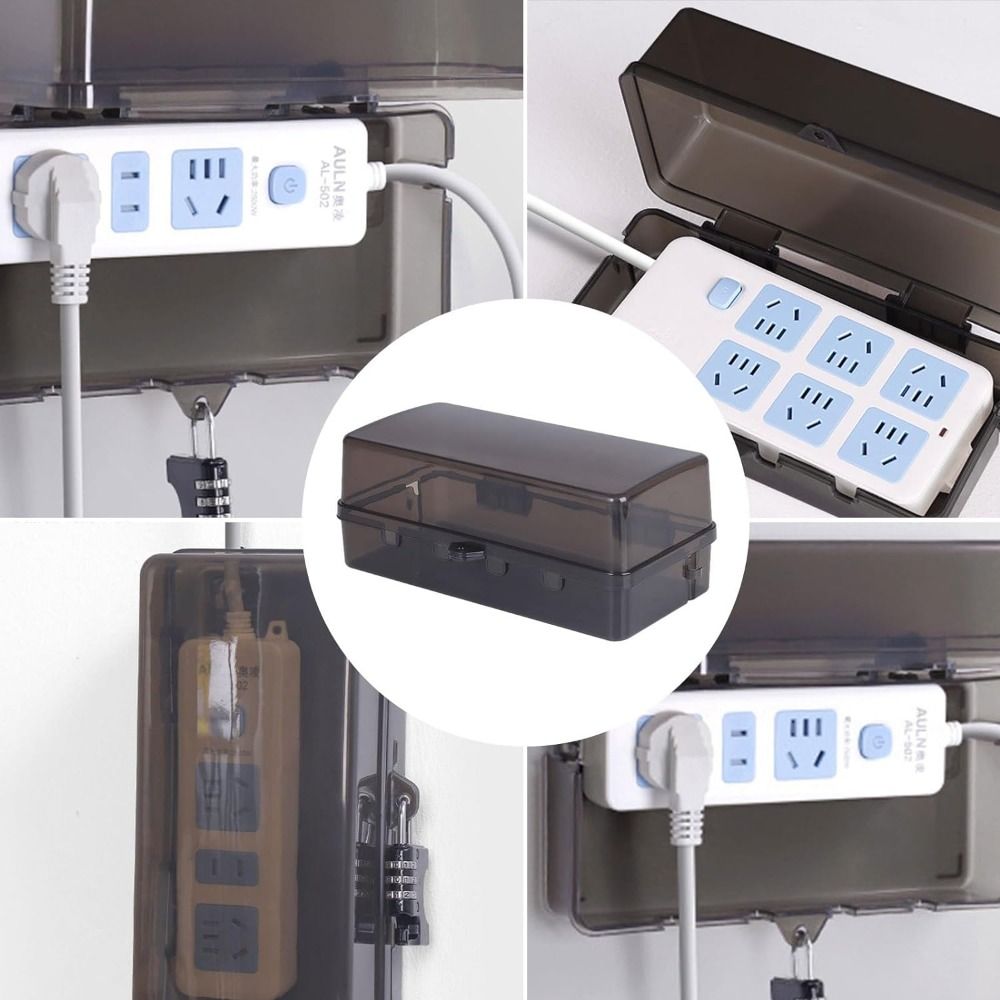 ポータブルプラスチックプラグボックス盗難防止防水ケーブル管理 - Outdoor Power Strip のレビューと価格