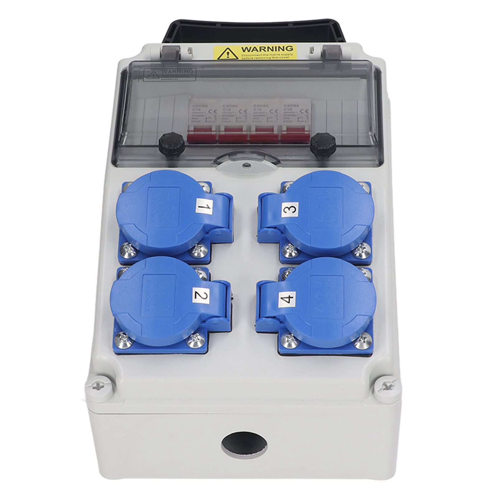 屋外用ハンドヘルド防水電源分配器、サーキットブレーカー付き、 - Outdoor Power Distributors のレビューと価格