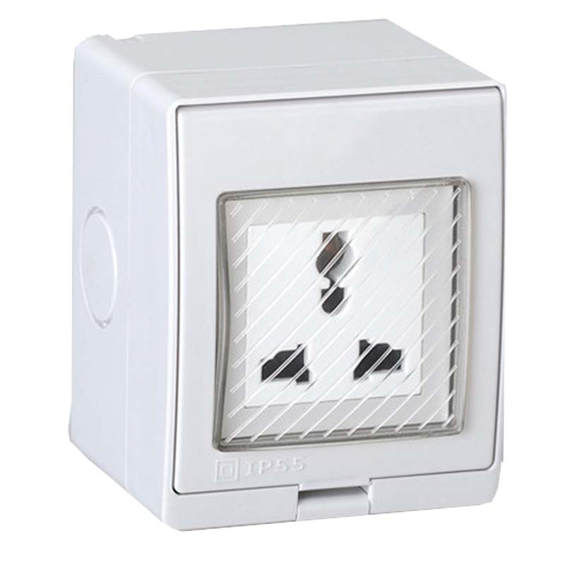 1 個ホワイト AU UK EU US ユニバーサル防水壁ソ - Outdoor Power Outlet Extension のレビューと価格