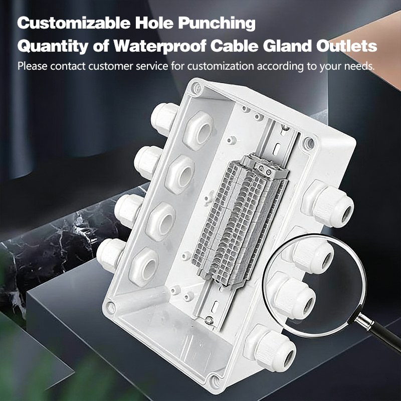 防水ジャンクションボックス、プラグイン端子台付き、多入力多出 - Outdoor Power Inlet Box のレビューと価格