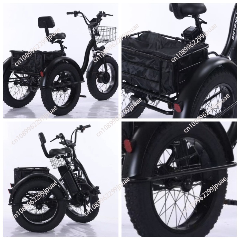 20インチファットタイヤ電動三輪車リチウム電池式ペダルバイク - Outdoor Power And Pedal のレビューと価格