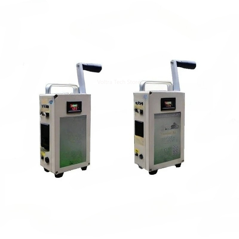 手回し発電機 携帯電話充電宝物 ハイパワー 220V 12V - Outdoor Power Generator のレビューと価格