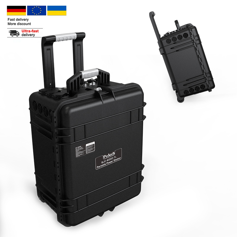 ポータブルLiFePO4電動ソーラー発電機6000W、ソーラ - Outdoor Power Generator のレビューと価格